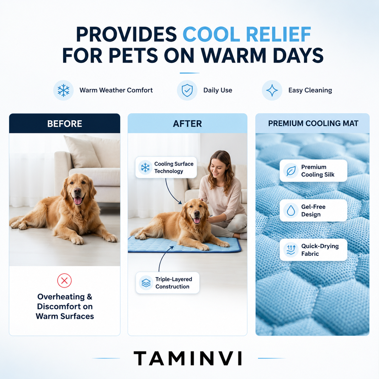 Taminvi™ Cooling Dog Mat